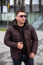 Куртка чоловіча Black Vinyl C23-2266CQ колір 9#chocolate - Зображення 3