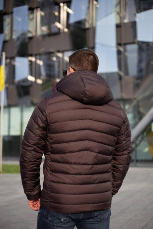 Чоловіча куртка Black Vinyl С23-2261CQ колір 9#d-chokolate - Зображення 3