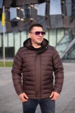 Чоловіча куртка Black Vinyl С23-2261CQ колір 9#d-chokolate - Зображення 2