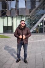 Чоловіча куртка Black Vinyl С23-2261CQ колір 9#d-chokolate - Зображення 5