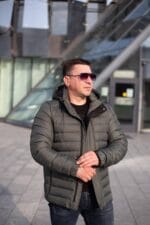 Чоловіча куртка Black Vinyl С23-2261CQ колір 27#olive - Зображення 2