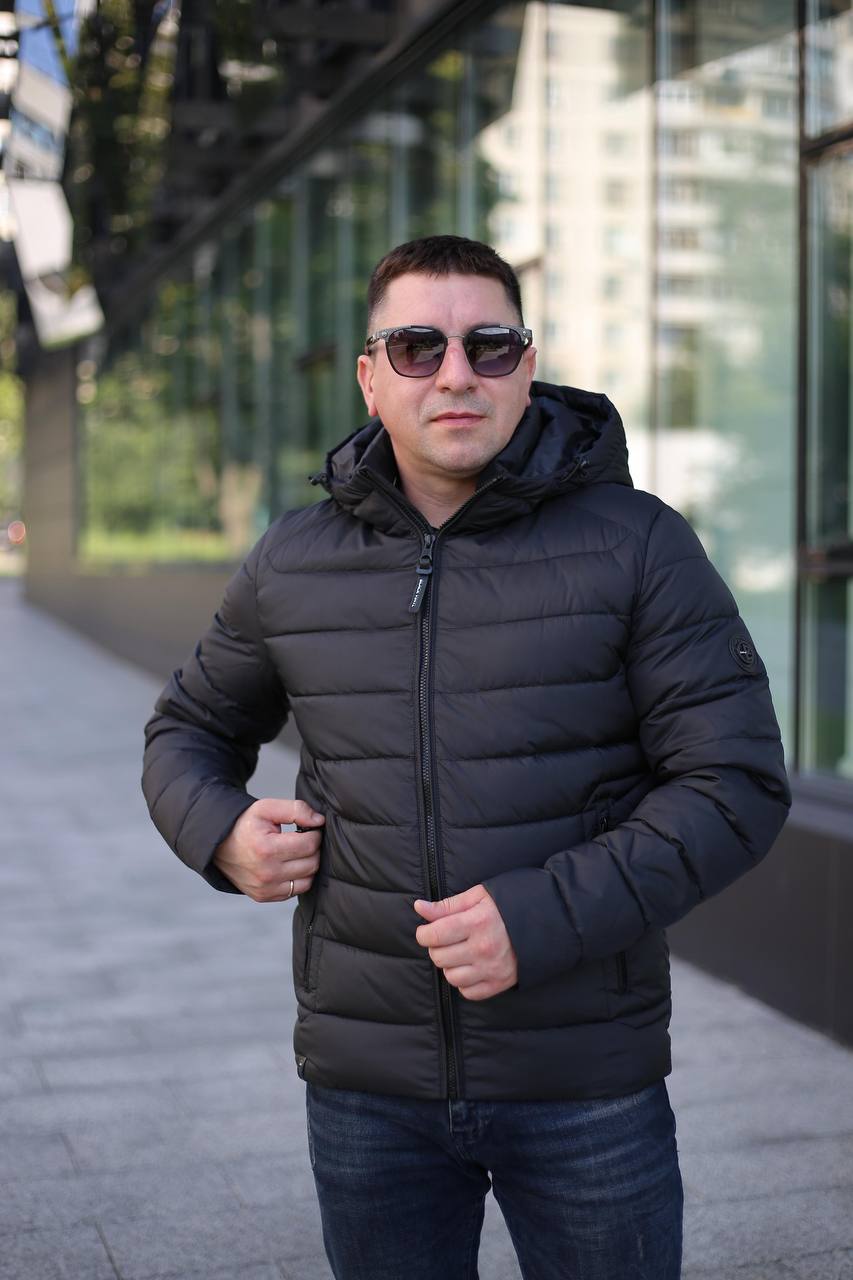 photo_2023-08-30_13-41-54 Чоловіча куртка Black Vinyl С23-2250CQ колір 1#black - Зображення 1