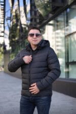 Чоловіча куртка Black Vinyl С23-2250CQ колір 1#black - Зображення 4