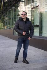 Чоловіча куртка Black Vinyl С23-2250CQ колір 1#black - Зображення 5