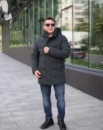Чоловіча куртка Black Vinyl С23-2253С колір 21#khaki - Зображення 5