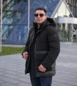 Зимова куртка Zero Frozen ZF70436 в чорному кольорі для чоловіка