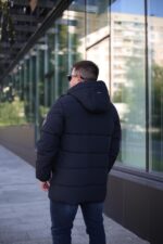 Чоловіча куртка Black Vinyl С23-2265С колір 2#navi - Зображення 3