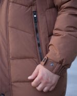 Чоловіча куртка Black Vinyl С23-2265С колір 8#brown - Зображення 8