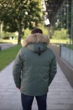 Зимова чоловіча куртка Black Vinyl С23-2269M2 утеплена