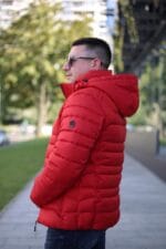 Чоловіча куртка Black Vinyl С23-1303С колір 11#red - Зображення 5