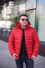 Чоловіча куртка Black Vinyl С23-1303С колір 11#red - Зображення 3