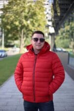 Чоловіча куртка Black Vinyl С23-1303С колір 11#red - Зображення 2