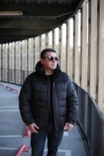 Чоловіча куртка Black Vinyl С23-2257С колір 1#black — изображение 4