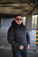 Чоловіча куртка Black Vinyl С23-2257С колір 1#black