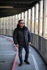 Чоловіча куртка Black Vinyl С23-2257С колір 1#black — изображение 6