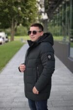 Чоловіча куртка Black Vinyl С23-2253С колір 21#khaki - Зображення 3