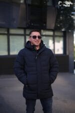 Зимняя куртка Black Vinyl C23-2237C в цвете для мужчин