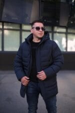 Мужская куртка Black Vinyl C23-2237C цвет нави