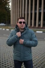 Чоловіча куртка Black Vinyl С23-2227С колір 38#ocean - Зображення 2