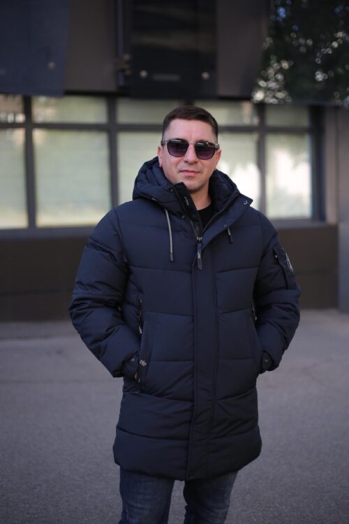 Мужская куртка Black Vinyl C23-2230C цвет нави