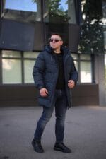 Чоловіча куртка Black Vinyl C23-2230C колір 29#inc blue - Зображення 4