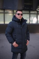 Чоловіча куртка Black Vinyl C23-2230C колір 29#inc blue