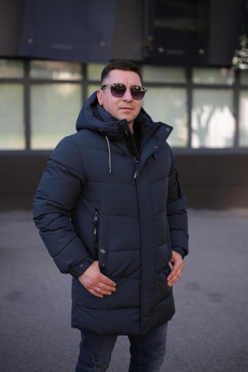 Чоловіча куртка Black Vinyl C23-2230C колір 29#inc blue - Зображення 1