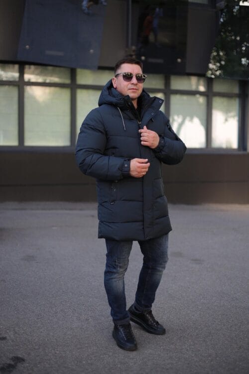 Чоловіча куртка Black Vinyl C23-2230C колір 29#inc blue - Зображення 5
