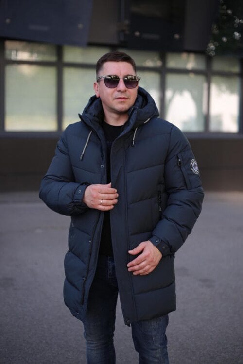 Чоловіча куртка Black Vinyl C23-2230C колір 29#inc blue - Зображення 7