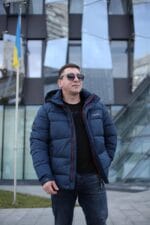 Чоловіча куртка Black Vinyl С23-2311С колір 2-2#navi - Зображення 11