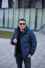 Чоловіча куртка Black Vinyl С23-2311С колір 2-2#navi - Зображення 5