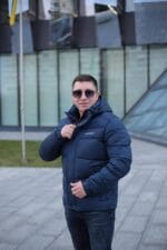 Чоловіча куртка Black Vinyl С23-2311С колір 2-2#navi - Зображення 2