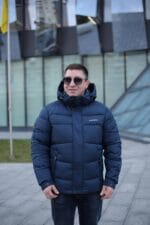 Чоловіча куртка Black Vinyl С23-2311С колір 2-2#navi - Зображення 9