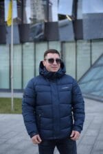 Чоловіча куртка Black Vinyl С23-2311С колір 2-2#navi