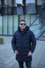 Мужская зимняя куртка Black Vinyl С23-2252С в цвете нави