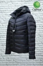 Зимова чоловіча куртка Black Vinyl C20-1698С