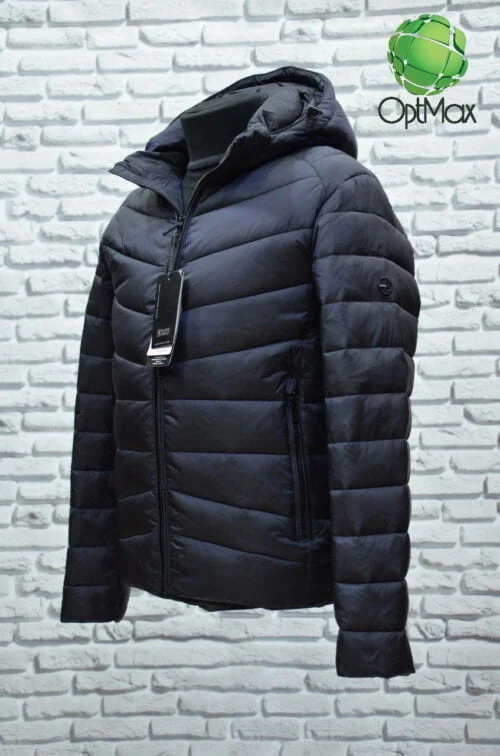 Зимова чоловіча куртка Black Vinyl C20-1698С - Зображення 1