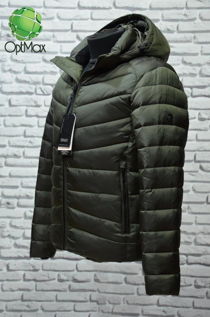 Зимова чоловіча куртка Black Vinyl C20-1698С - Зображення 3