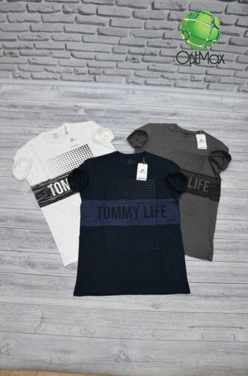 Чоловіча футболка з малюнком Tommy Life 87736 - Зображення 3