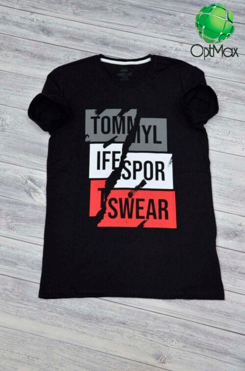 Мужская футболка с рисунком Tommy Life 87781 - Зображення 1