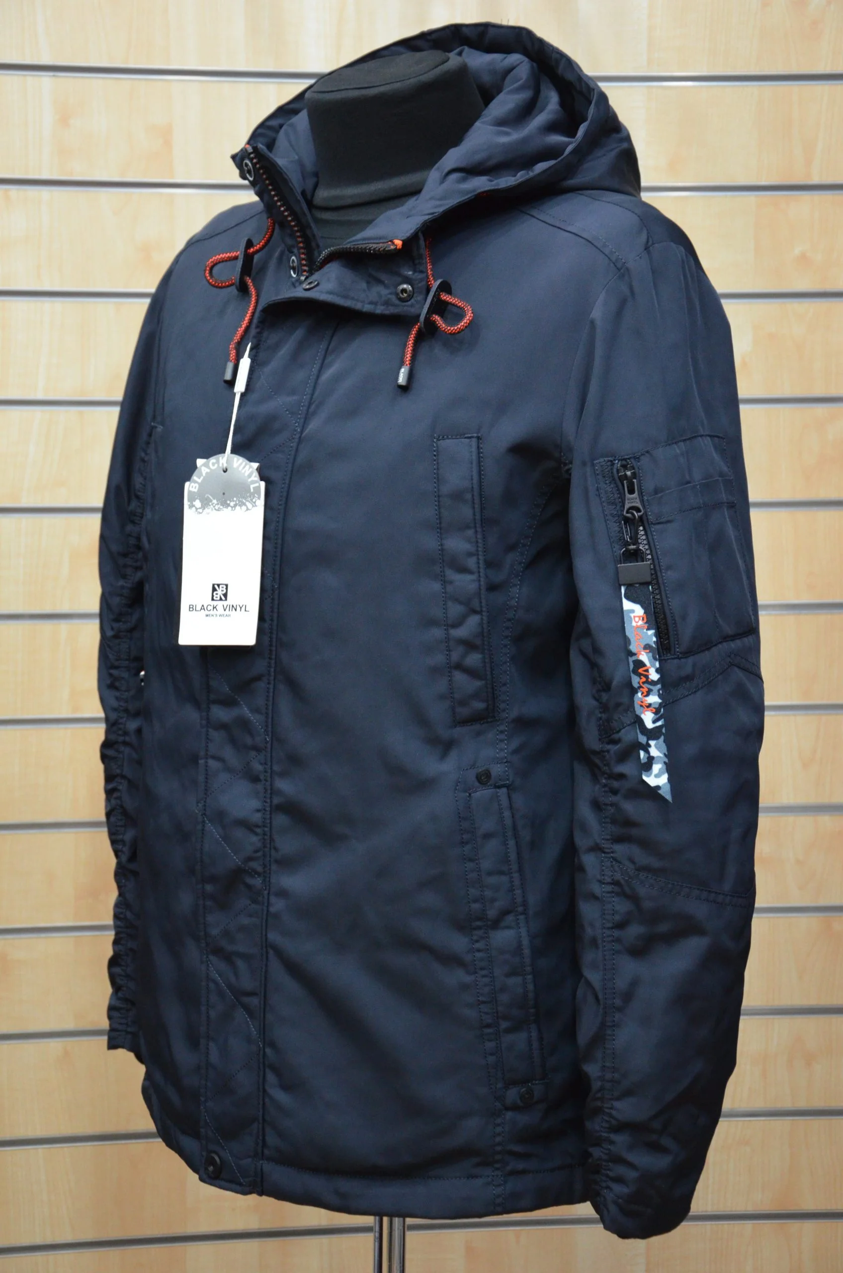 Весняна куртка Black Vinyl TC18-1285 - Зображення 2