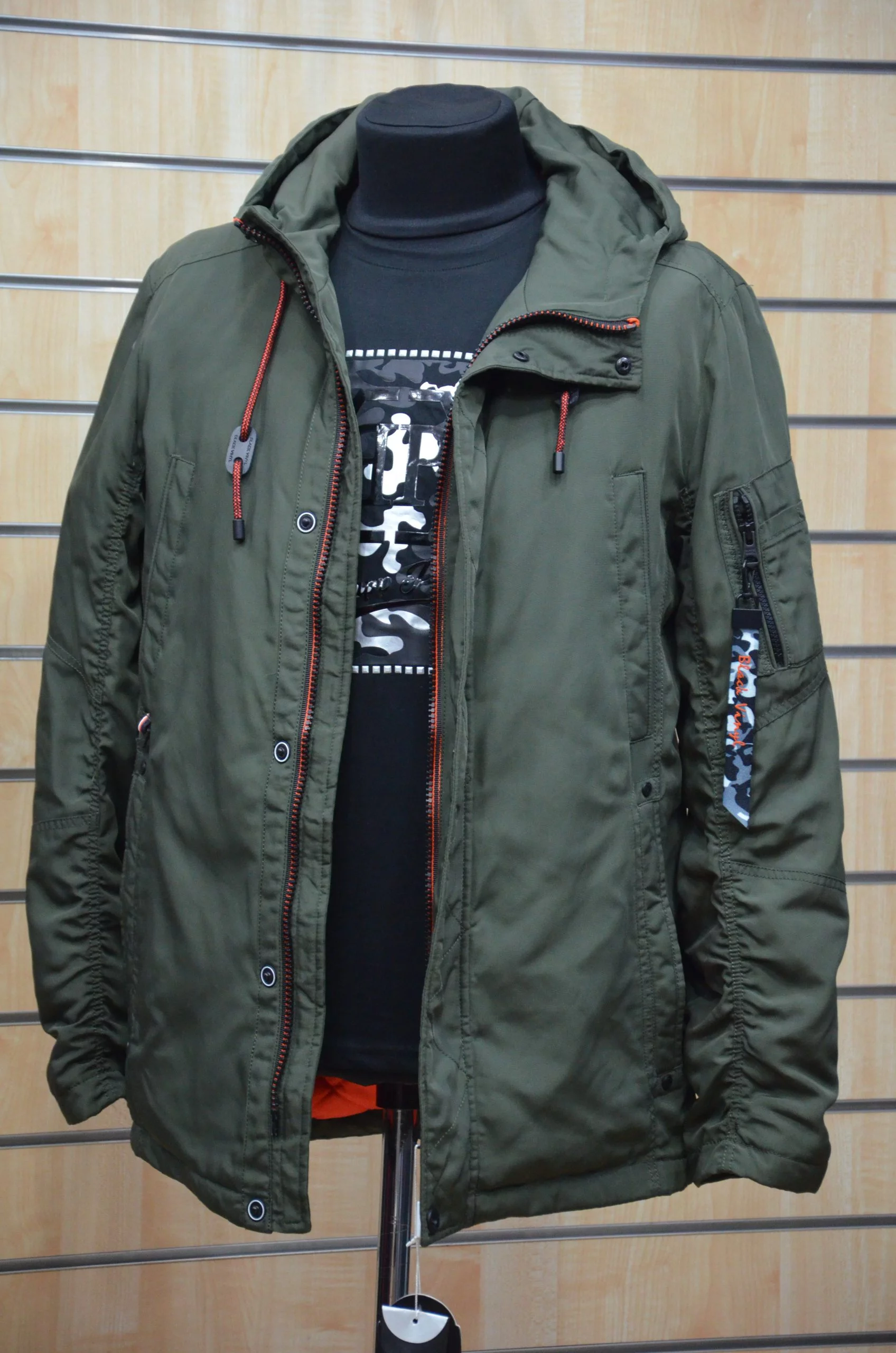 Весняна куртка Black Vinyl TC18-1285 - Зображення 3