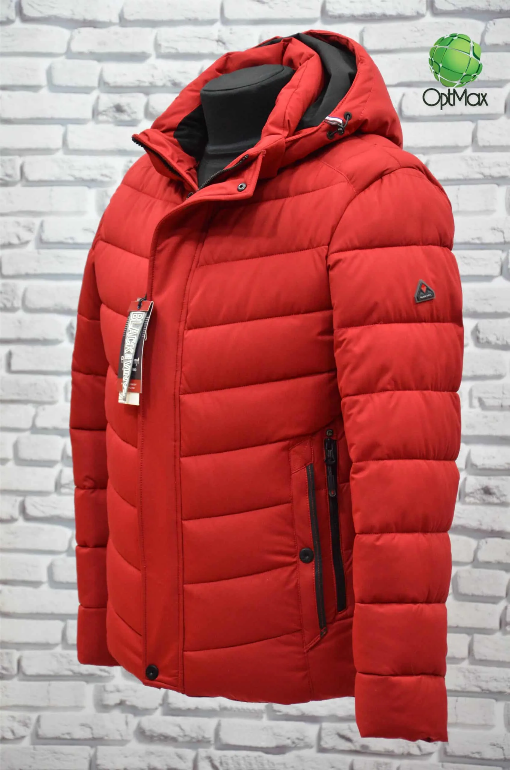 Зимова куртка Black Vinyl C19-1327 з доставкою в Україні