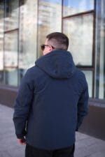 Куртка Black Vinyl TC24-2337 в цвете инкл-блю для мужчины на осень