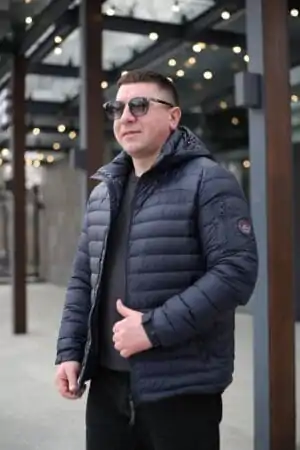 Чоловіча осіння куртка Zero Frozen ZF50476 в кольорі темно-синій