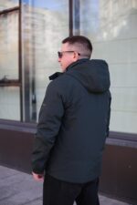 Куртка Black Vinyl ТС23-2201 в цвете малахит для мужчины на осень