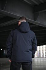 Осенняя теплая куртка Black Vinyl TC24-2335 в цвете темно-синий для мужчины