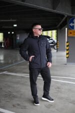 Мужская осенняя куртка Black Vinyl ТС24-2339 в цвете темно-синий