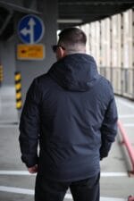 Куртка Black Vinyl ТС24-2339 в цвете темно-синий для мужчины на осень