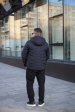 Осенняя куртка Black Vinyl ТС24-2375 в цвете темно-синий для мужчин